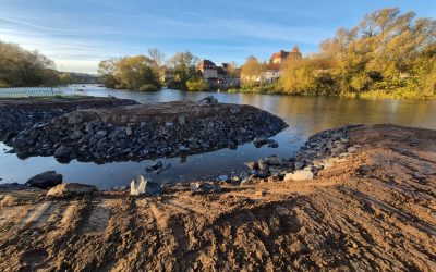 Seitenarm der Fulda in Guxhagen